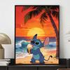 Disney Stitch Eating Ice Cream Diamond Painting Art Kit Handmade DIY Home Decor Gifts