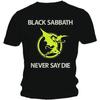 Rock Off Officially Licensed Products Black Sabbath Never Say Die Official Tee T-Shirt Mens Unisex