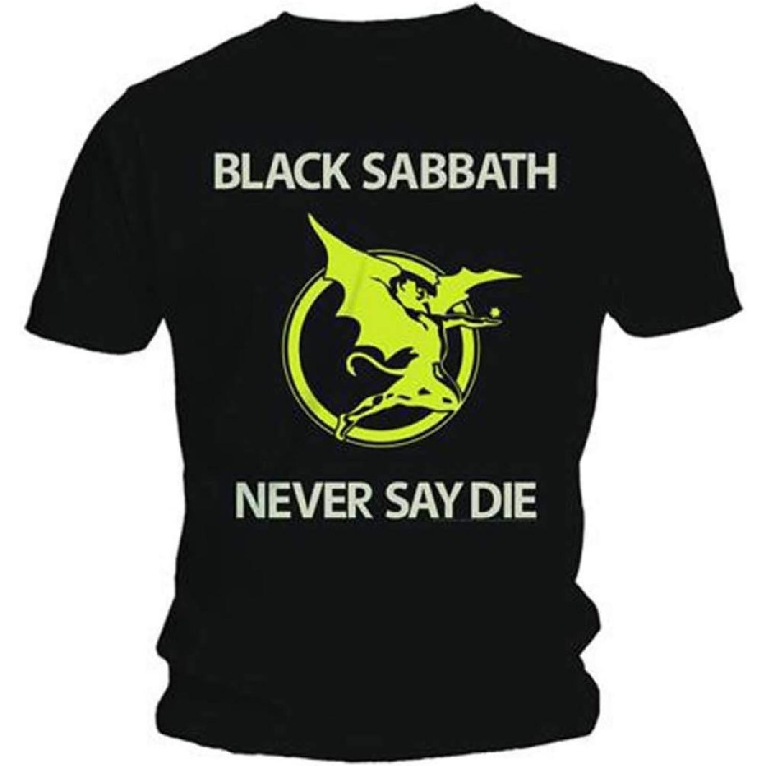 Rock Off Официально лицензированная продукция Black Sabbath Never Say Die Официальная футболка Мужская Унисекс XXXXXL разноцветный