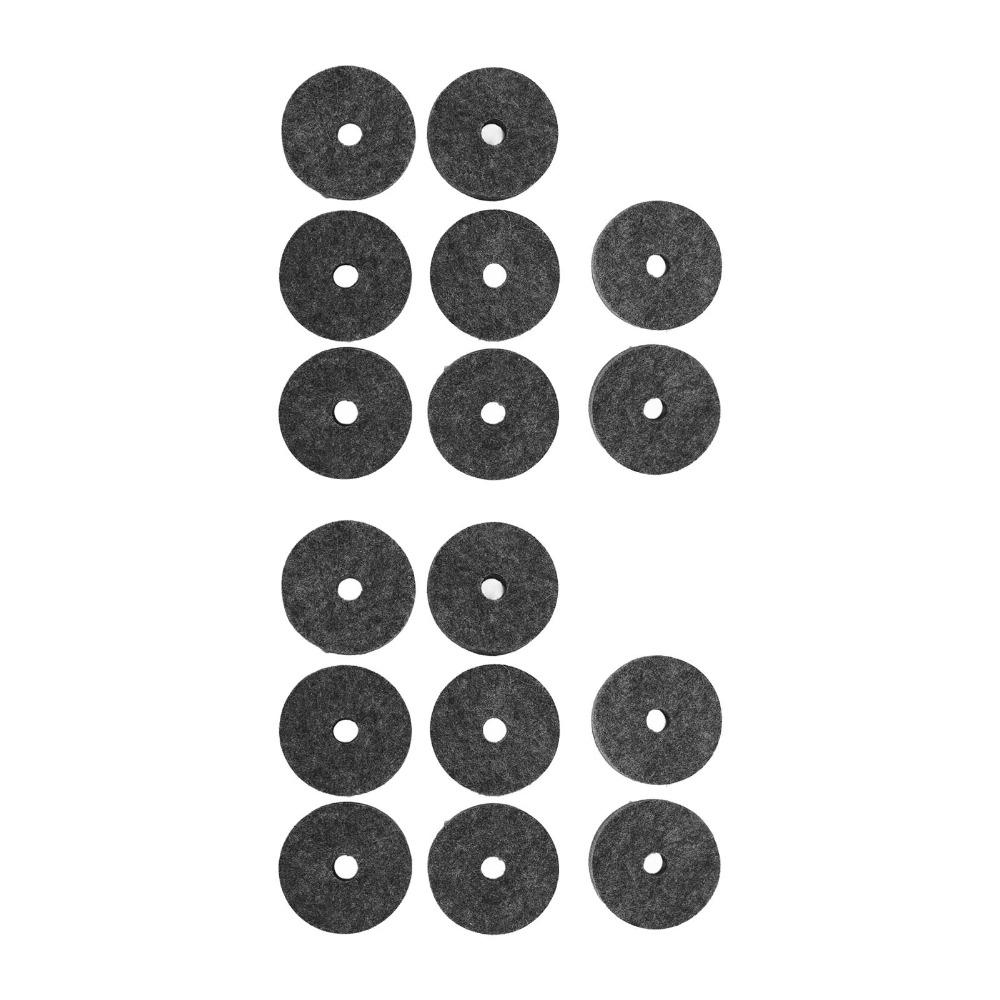 20PCS Plastic Material And Felt Material Cymbal Sleeves Cymbal Sleeve Replacement  For Drum Kits