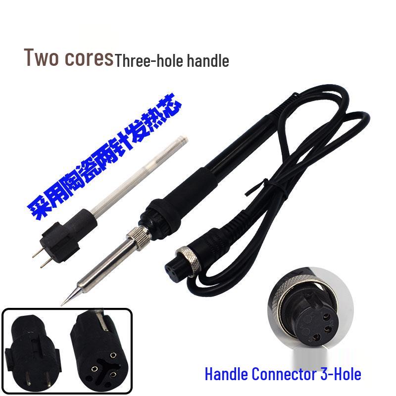 936/969 Electric Soldering Iron Handle with 5-Pin/7-Hole Accessories for Repair and Welding