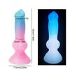 Luminous Dog Dildo Anal Plug Animal Dildo Sex Toys for Women Men Silicone Penis for Women Glow In The Dark