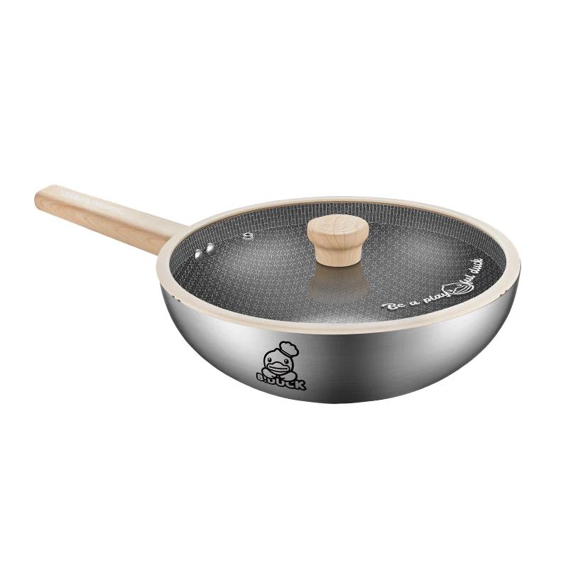 COOKER KING Little Yellow Duck 316 Stainless Steel Wok