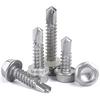 BY-1065 304 SS Hex Head Self-Drilling Screw DIN7504K