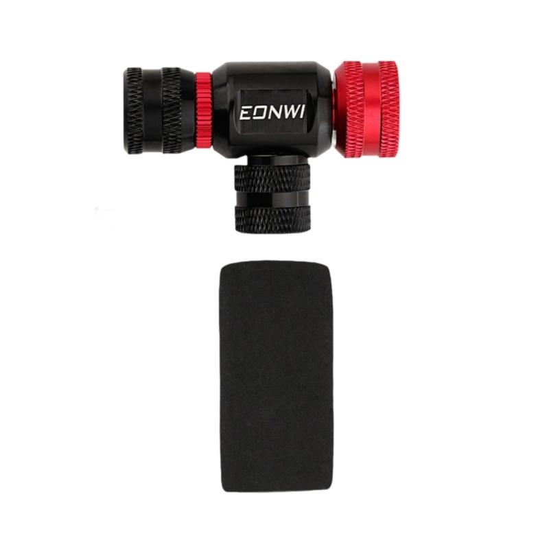 Portable CO2 Inflator Head Replacement Bike Tire Inflator CO2 Tyre Filler Air Pumps with Insulated Sleeve Easy to Use
