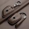 Genuine Leather Auto Smart Key Fob Cover Case Housing Fit For Bmw X1 X3 X5 X6 X7 1 3 5 6 7 Series G20 G30 G11 F15 F16 G01 G02 F48 Keyless Key Fob