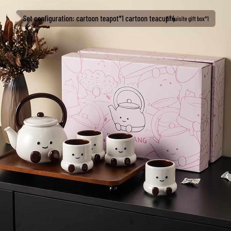 

Shangqi Hand-painted Ceramic Tea and Coffee Set