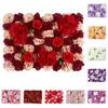 Handmade Artificial Flower Wall Panels Realistic Silk Rose Flower Wall  Birthday Party