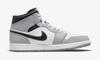 554724-078 Nike Air Jordan 1 Mid Grey White Anthracite (Men's)