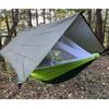 Portable Camping Hammock With Mosquito Net Rainproof Sun Shade Canopy Outdoor Hiking Backpacking Travel