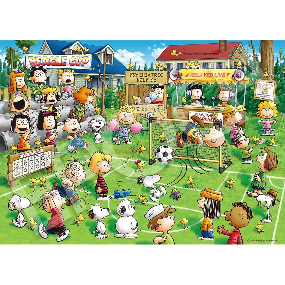 

EPOCH Peanuts Snoopy Soccer Puzzle 500 Pieces 38x53cm with Glue and Spatula
