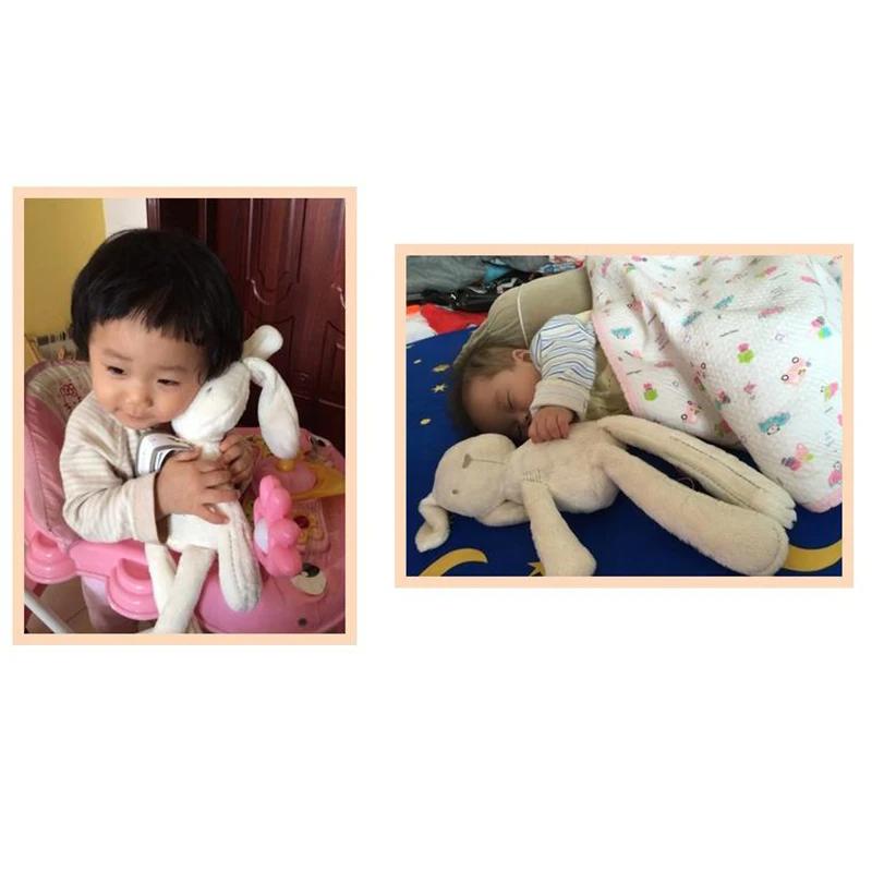 40CM Cute Rabbit Doll Baby Soft Plush Toys for Children Appease Sleeping Crib Stuffed Animal Baby Toys for Infants Birthday Gift