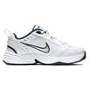 Nike Air Monarch 4 Slip Resistant Abrasion Resistant Support Low Top Chunky Sneakers Unisex Blue White 415445-102(Team10-)