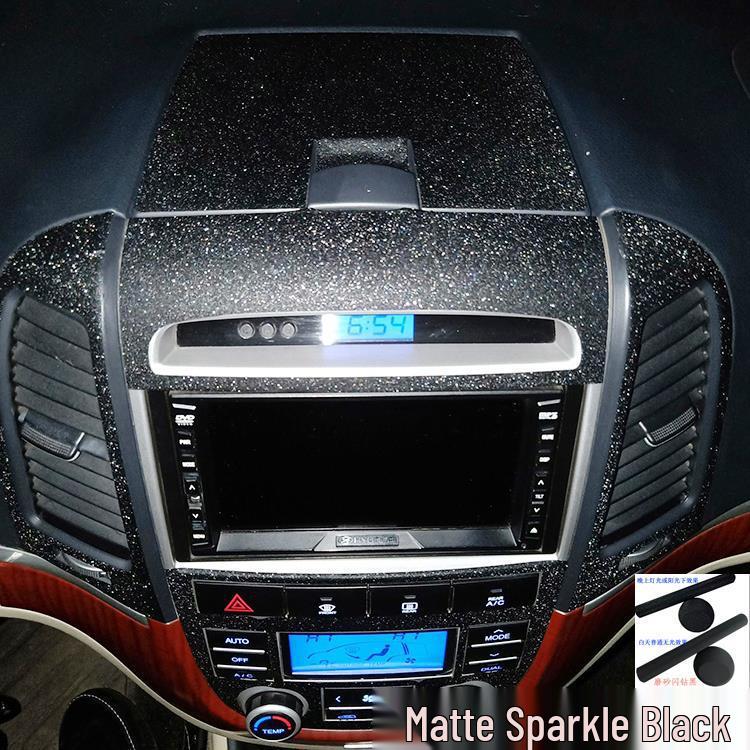 06-12 Hyundai Santa Fe Interior Gear and Air Outlet Stickers & Center Console Color Film
