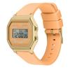 Authorized Dealer Ice Watch Digital Wristwatch for Women 022057 Ice Digit Peach Skin Small [Ice watch]