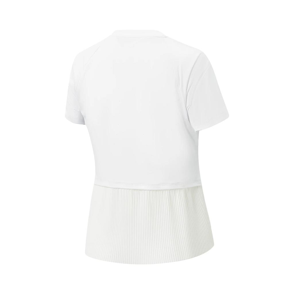 Li Ning Laufserie Unifarbener Rundhalsausschnitt Einfaches Kurzarm Raglan T-Shirt Damen Oberteile ATSW466-1