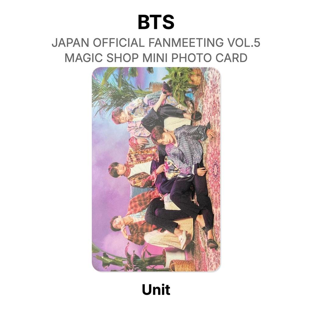 BTS JAPAN OFFICIAL FANMEETING VOL.5 MAGIC SHOP MINI PHOTO CARD Official Photocard