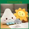 Plush Weather Theme Toy Cloud Thunder Rain Sunny Day Soft Doll Gift Teens Kids