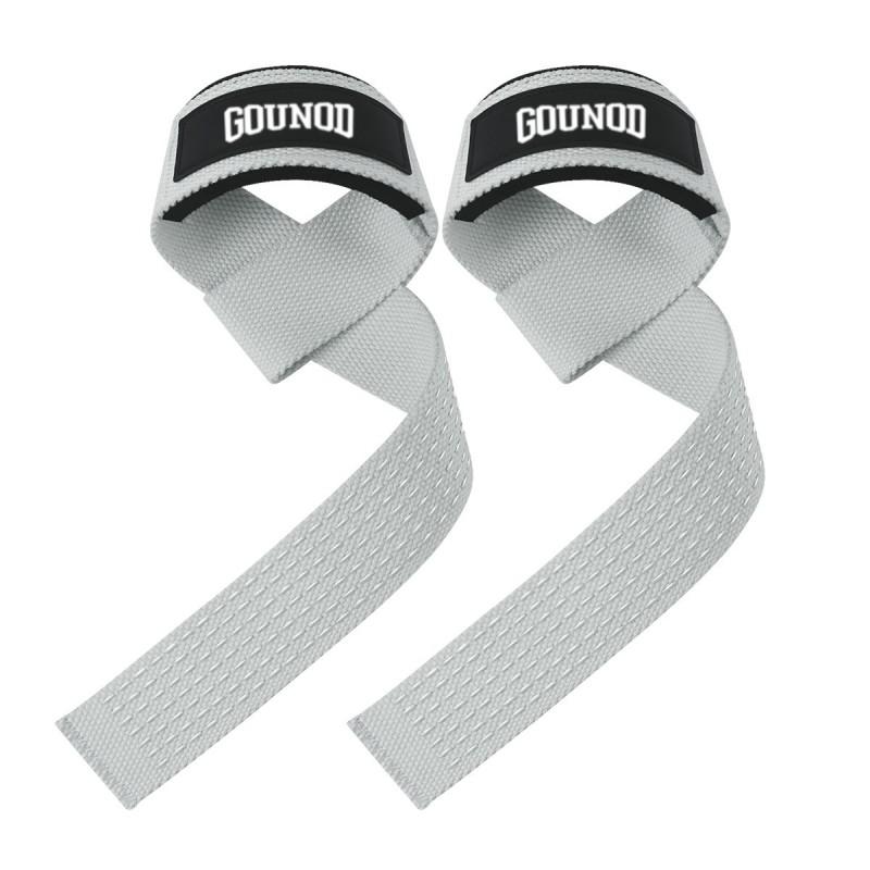 Fitness Wrist Support Strap With Non-Slip Silicone Grip Deadlift Pull-Up Weightlifting Training