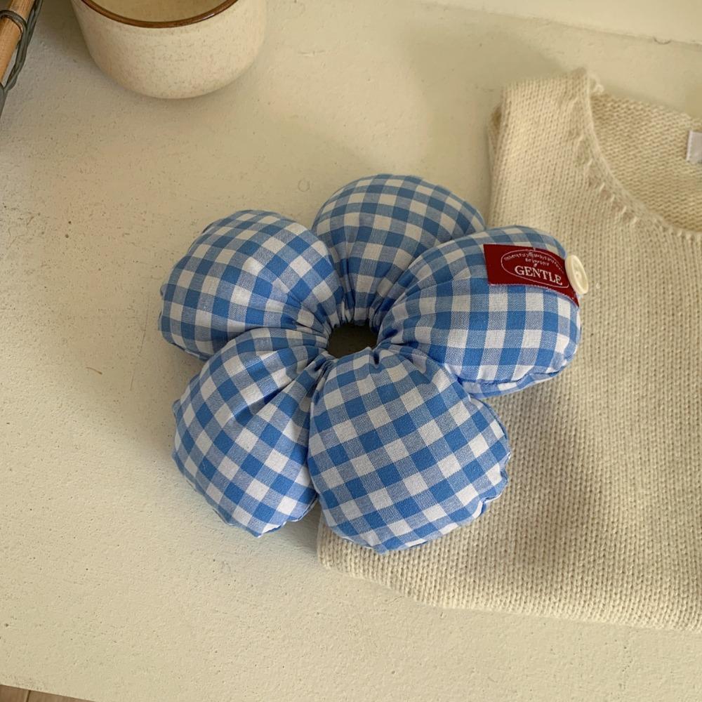 Lattice Exaggerated Hair Ring Sweet Oversized Hair Tie Elastic Flower Hair Scrunchies  Women