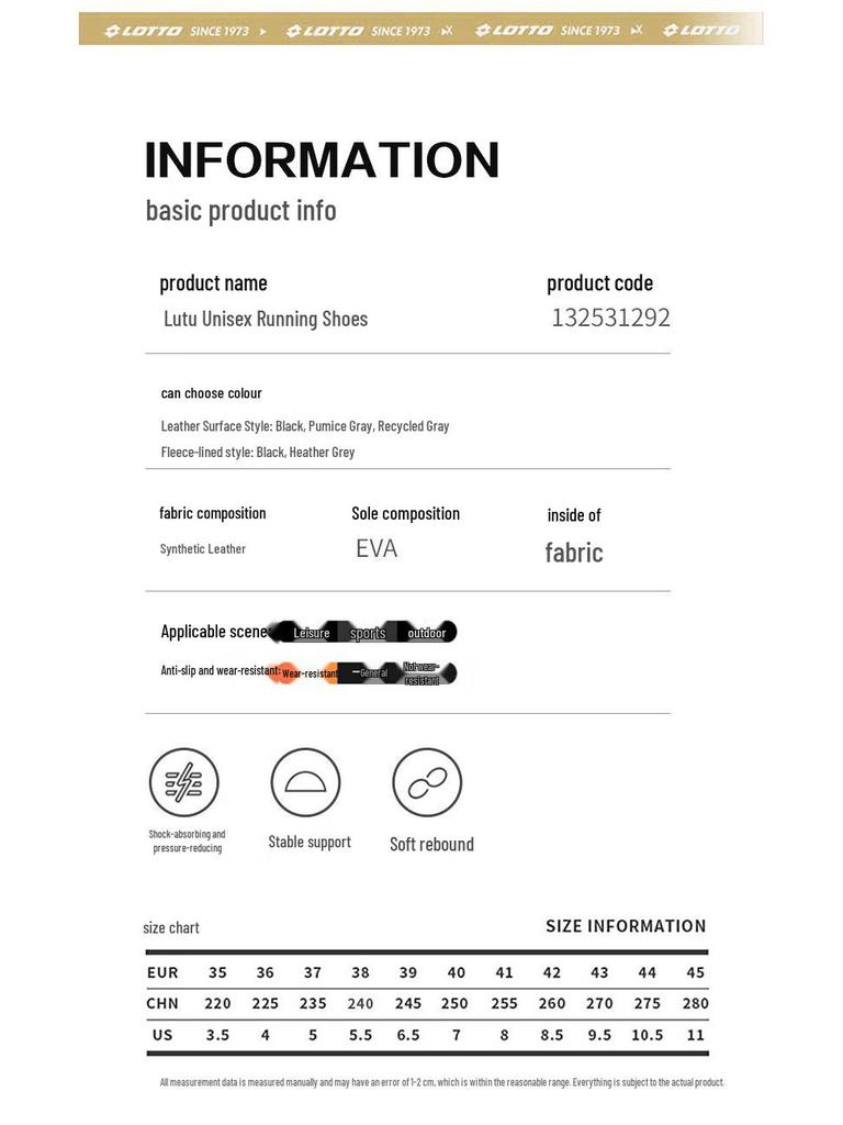 LOTTO Men's Running & Casual Shoes