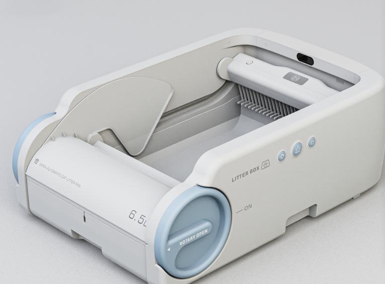 New Products Auto Cat Litter Box Open Cat Toilet with Wifi Self Cleaning Litter Box Plastic Open Top App Control Intelligent