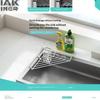 Waterproof Sink Corner Rack Anti-Rust Punch-Free Sponge Drying Rack Hollowed Sink Drain Shelf Bathroom
