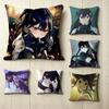 KKaiju No AAsahina Mina Anime Square DoubleSided Printed Pillow Case Bedroom Bedside Pillow Sofa Cushion Cover