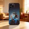 H-Heated Rivalry Phone Case For iPhone17,16,15,14,13,12 Plus,Max Soft Silicone Black Cover