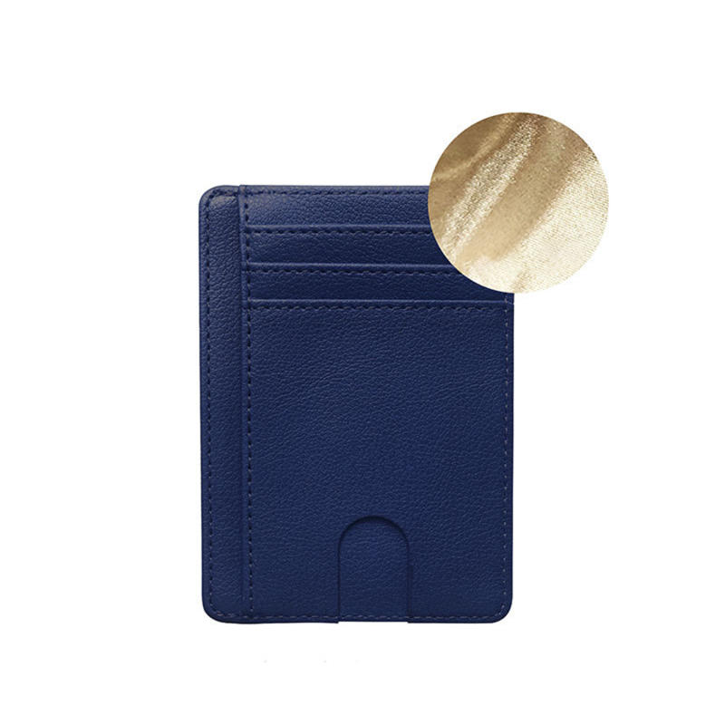 Ultra Thin Leather Credit Card Holder Fashion Multi Card Portable Business Wallet for Men Women Daily Use Pocket