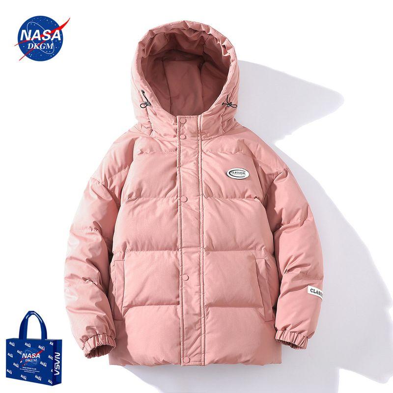 Nasa Co-Branded 2024 Winter New Men's Jacket, Thickened Warm Cotton Coat, Trendy and Stylish Men's Cotton Clothing