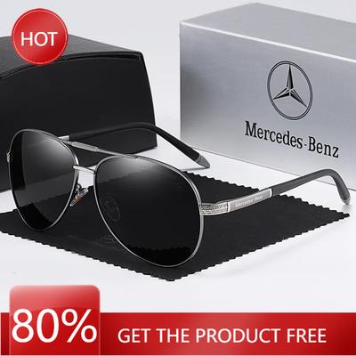 מדבקת רכב עבור מרצדס בנץ A B C E S V קלאס GLB GLC GLE AMG פיילוט SLK SLC ML רכב גבוה גברים נגד סנוור משקפי נהג מקוטבים