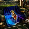 Club Vill-arreal Crest Design Throws Blanket Flannel Blankets Plush for Couch Bed Gifts for Men Women Travel picnic blanket Christmas fan gifts