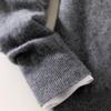 Men's Cashmere Half-Zip Thermal Sweater for Business Casual Wear