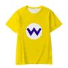 Magliette Estive Girocollo 3D Stampate Super Mario Moda Casual Manica Corta Bambini Ragazzo e Ragazza Bambini Unisex