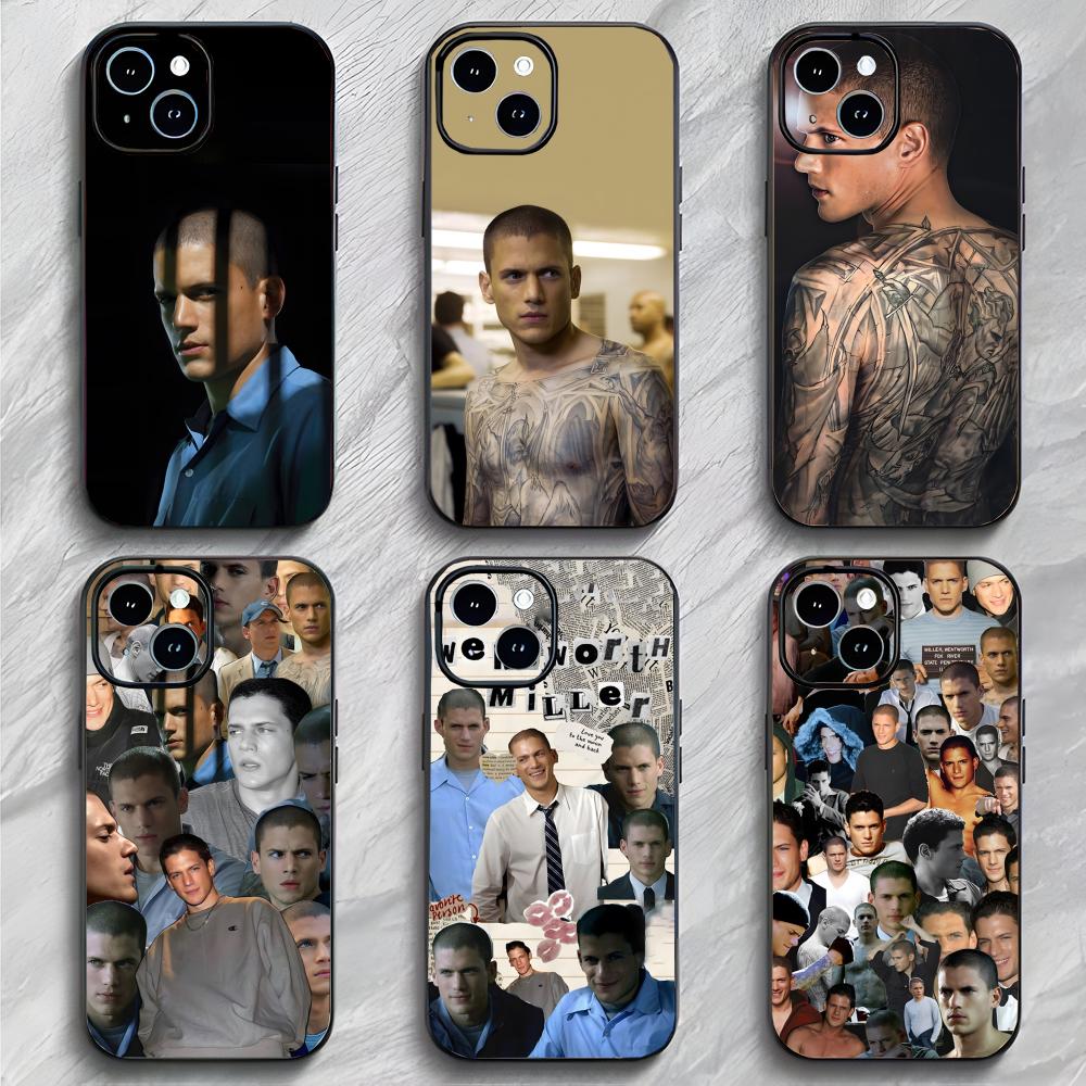 Talented American Actor W-Wentworth Miller Phone Case Phone Case Soft Packaging Lightweight For iPhone17 16 15 14 13ProMax