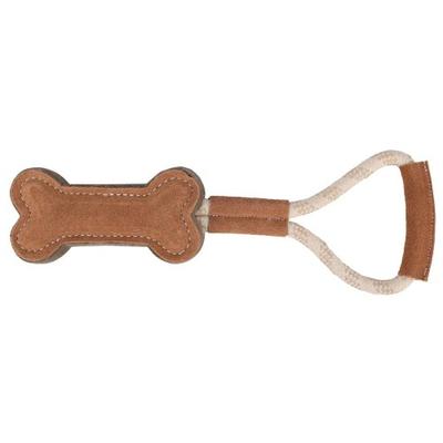 Benji & Flo Tug Â´NÂ´ Play Bone Suede Rope Dog Toy