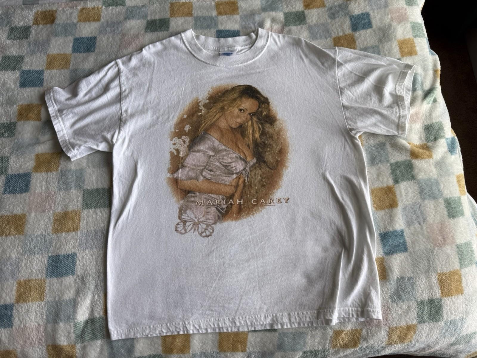 Mariah Carey Charmbracelet World Tour 2003 2004 Tee T-Shirt Large XL
