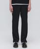 EZIO One Tuck Semi Wide Slit Pants - Black