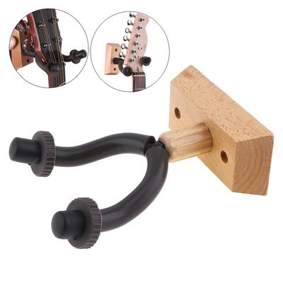 Holz Wandhalterung Gitarrenaufhänger Hakenhalter Winkel verstellbar für Gitarrensaiteninstrumente