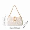Fashion Shiny Sequin Sequin Handbag Nylon Lining Gold Sequin Party Handbag Lock Buckle Clutch Bag Party