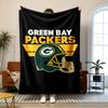 Green Bay Packers Soft and comfortable flannel Suitable for sofas living rooms outdoor camping travel and also makes a great anniversary gif