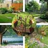 Handmade Metal Drummer Windmill, Drummer Windmill Garden Decoration, Percussionist Music Figurines,Fun Wind-Powered Sculpture