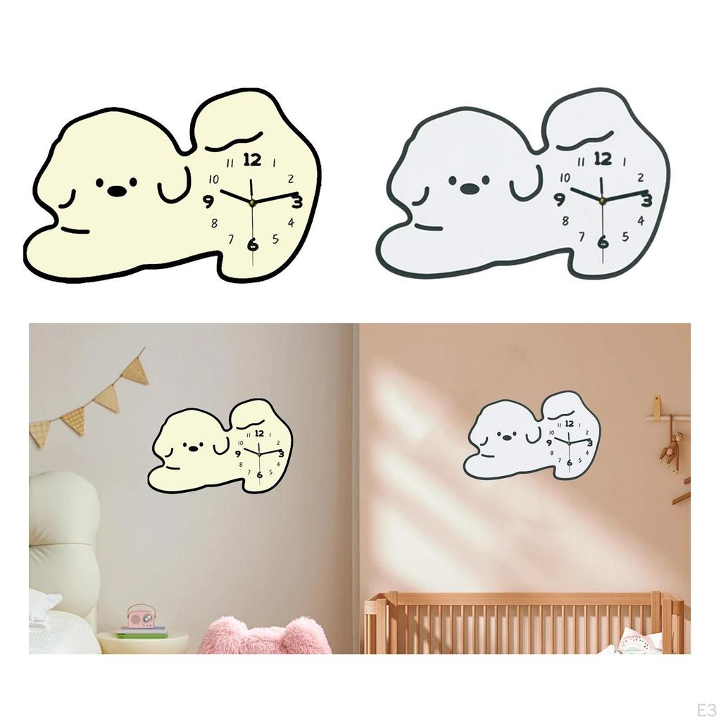 Wall Clock for Indoor , Non-Ticking And Quiet Kids Rooms