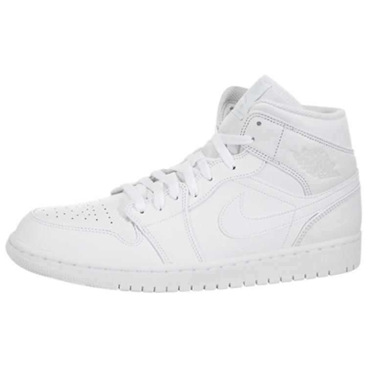 

Новые Jordan 1 Mid Triple White 2018 554724-109 45