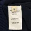 Nina Ricci Made In Italy Wool Silk Blend Short Sleeve Crochet Knit S Navy Women Used