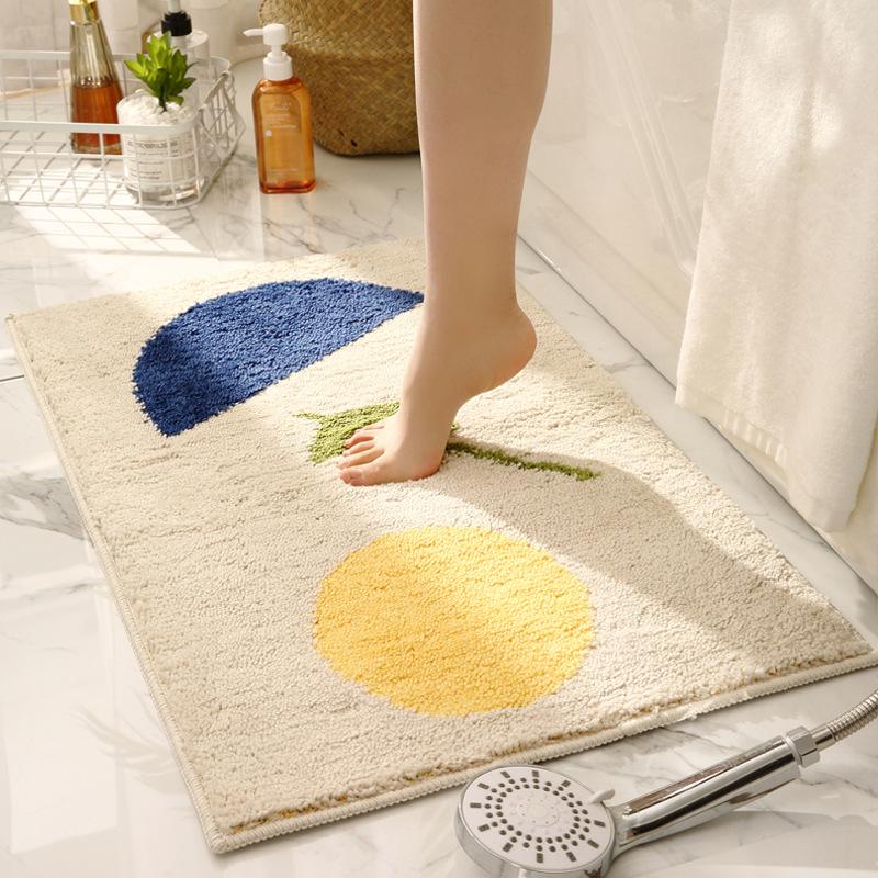 Thickened Bathroom Absorbent Floor Mat Carpet Household Door Door Non-slip Mat Bedroom Floor Mat Antibacterial