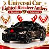 Universelle leuchtende Rentiergeweihe für Autos, warmer Lichtstreifen, Rentier-Kit für Autos, festliche Atmosphäre