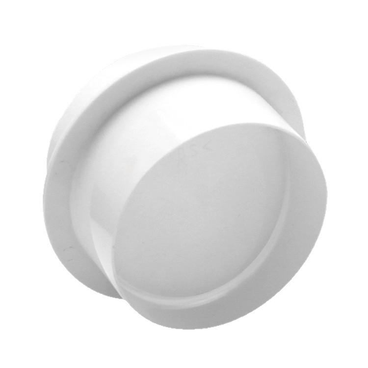 Round One-Way Check Valve Kitchen Anti-Odor Backflow Preventer for Range Hood Fan Hose