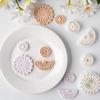 Ear Rings Epoxy Mould Bohemian Geometric Earrings Mold Handmade Ear Pendant Silicone Molds for Craft Enthusiasts